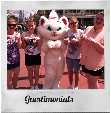 Read our Disney Vacation Testimonials!